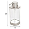 iDesign Refillable Liquid Dispenser for Bathroom or Kitchen Countertop-Set of