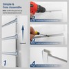 Neoaider Slatwall Panel 4 FT x 2 FT, Interlocking Slat