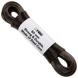 H&S H&S 50m Washing Line Rope Steel Core Laundry Clothes Lines Thick Strong Plastic PVC Cover Garden Outdoor