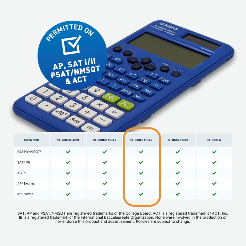 Casio fx-300ES Plus 2nd Edition â€“ Standard Scientific Calculator |