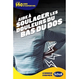 Scholl In-Balance Insole Anti Pain Lower Back Insole, black