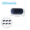 155023 Screw kit,for Moen Kitchen Faucet Replacement kit(6 Psc,Black)