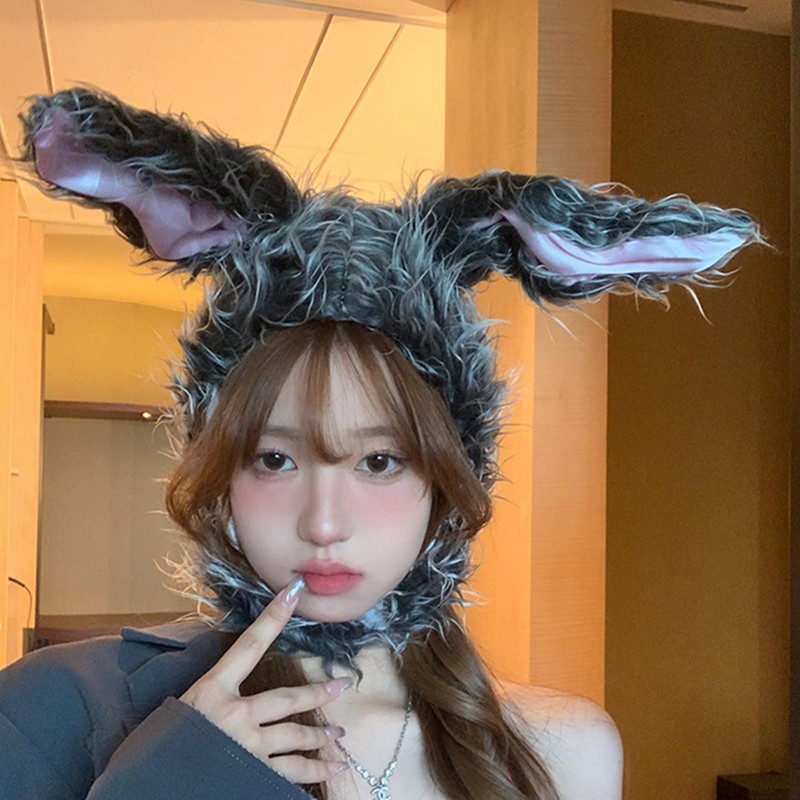 Moerstar Rabbit Ears, Cosplay, Halloween, Headwear, Mofofu, Unisex (White)