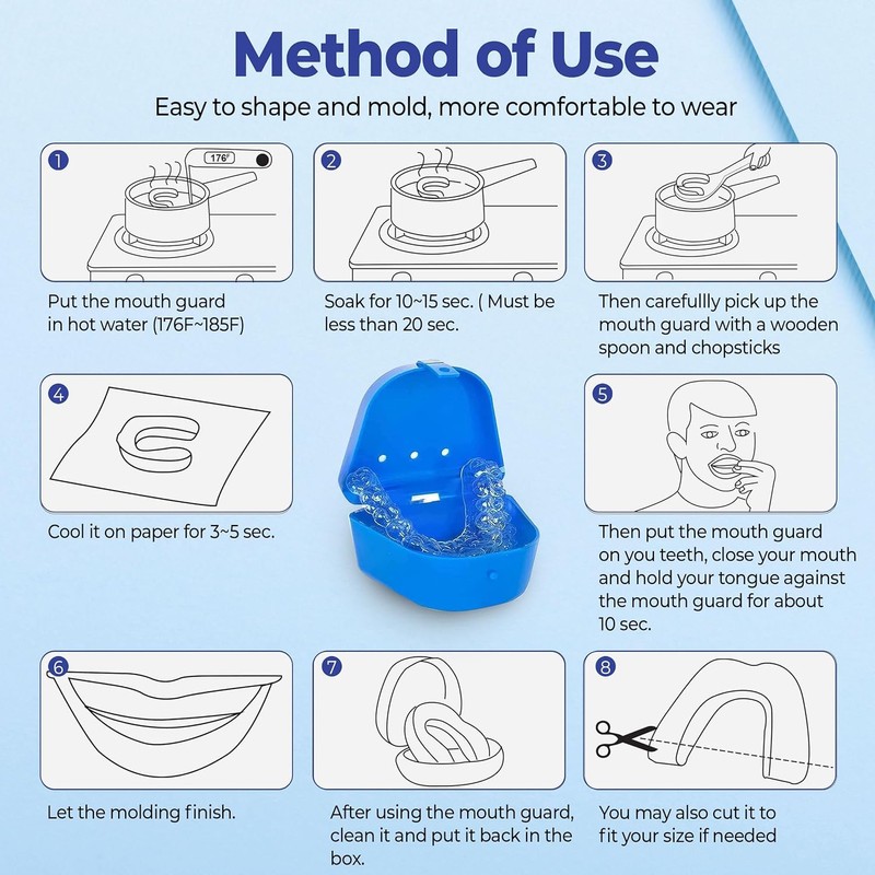 FIREYUN Mouth Guard for Grinding Teeth and Clenching Anti Grinding