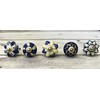 ARTISNO Blue & White Ceramic Knobs Kitchen Cabinet Drawer Knobs