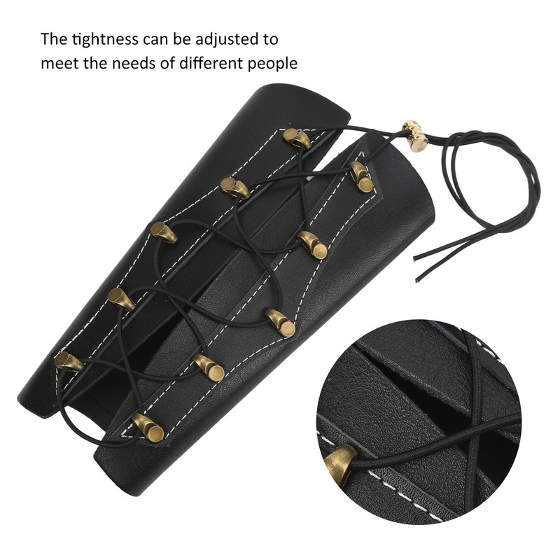 Archery Armguards Adjustable Protective Arm Guard Traditional Recurve Bow Armguards