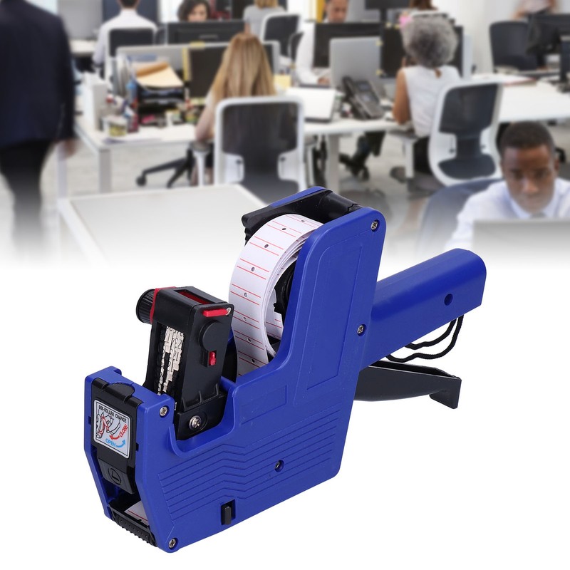 Price Tag Gun Coding Machine 8 Digits with 10pcs White