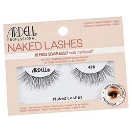 ARDELL Naked Lashes Real Hair Eyelashes 426 - 1 Pair of False Eyelashes Natural Real Hair Vegan Reusable Natural Fake Lashes for Gluing