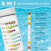 Salt-Water Pool Test Strips Kit: 125 Counts 8-in-1 for Salt