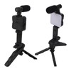 LED Video Fill Light Microphone Tripod Kit for Phone Camera
