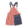 HandinHandCreations USA Overalls Rompers Merica Red White Blue Design All