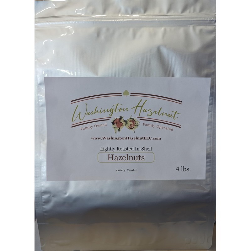 Hazelnuts in-shell, from our family orchard in Washington state (Roasted,