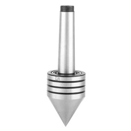 Live Tailstock Center, MT2 Heavy Duty Live Bearing Tailstock Centre Metal Wood Lathe Lathe Tool High Accuracy 0.01 mm