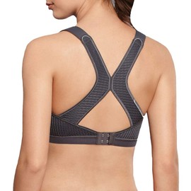 Anita Active Sport-BH X-Back, Women's Sports Bra, Grey (Heather Grey 254), 34D UK (75D EU)