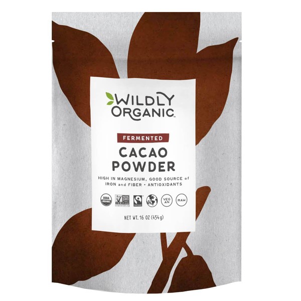 Wildly Organic Naturals Fermented Cacao Powder 454 grams