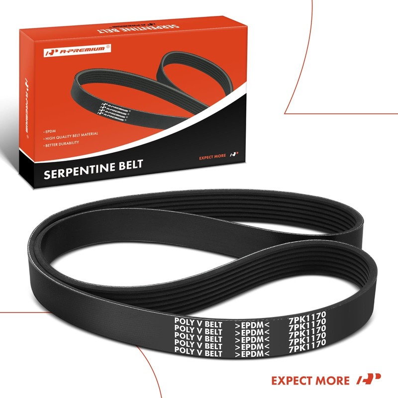A-Premium Engine Serpentine Drive Belt Compatible with Isuzu FTR 2018-2021,