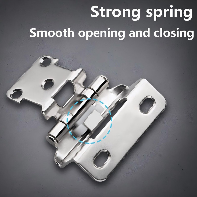 Qrity 2 PCS 1/2" Overlay Semi Partial Wrap Kitchen Cabinet