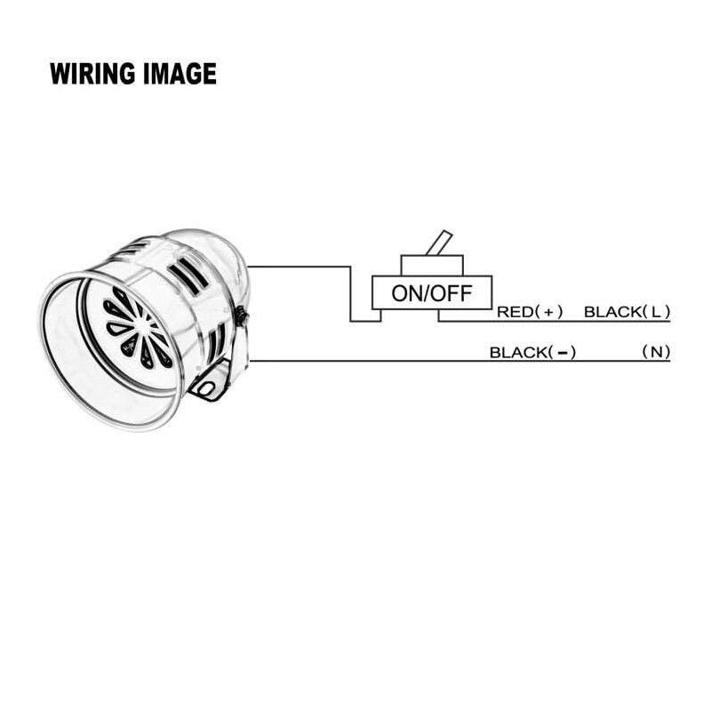 Baomain Motor Siren AC110V 110DB 0.5A Sound Alarm Industrial Accessory