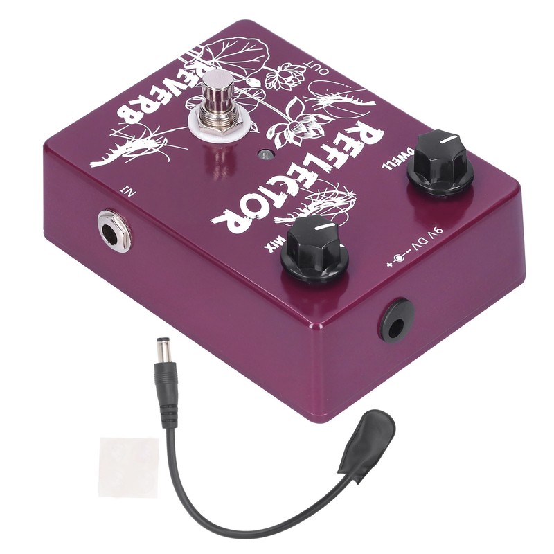 Spring Reverb Pedal Electric Guitar Reflector Effect Accessories Aluminum Alloy