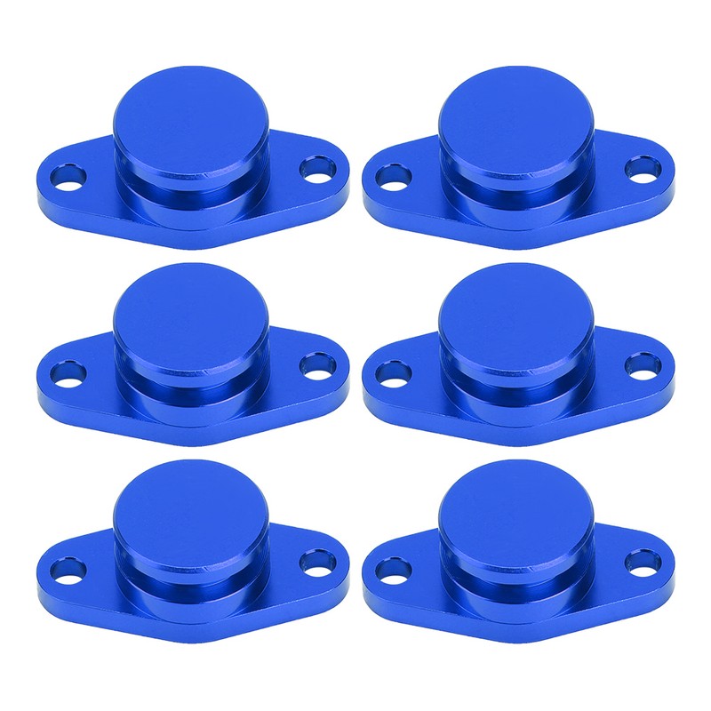 6x22mm Engine Swirl Flaps Delete Blanking Plugs with Rubber Gaskets