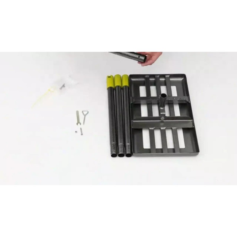 Nicecho Heavy Duty 17"x10" Lawn Leveling Rake w/ 60" Adjust