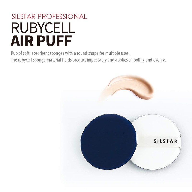 SILSTAR PROFESSIONAL AIR PUFF SPONGE 6 PCS IN A PACK