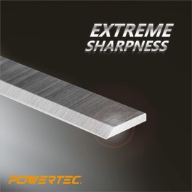 POWERTEC 6 Inch Jointer Blades for Delta 37-190 37-195 37-205 37-220 37-275X, JET JJ-6CS Jointer, Replacement for Delta 37-658, JET 708457K Jointer Knives, Set of 6 (14803DD)