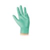 Medline Pack of 200 Disposable Green Nitrile Gloves with Aloe