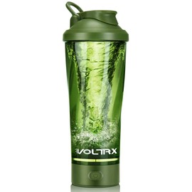 VOLTRX VOLTRX Premium Electric Protein Shaker Bottle, Made with Tritan - BPA Free - 24 oz Vortex Portable Mixer Cup/USB Rechargeable Shaker Cups for Protein Shakes