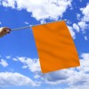Anley Orange Mini Flag 12 Pack - Hand Held Small