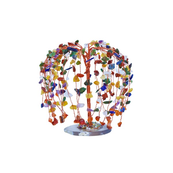 Crystal Tree & Tree of Life Pendant Necklace | Meditation