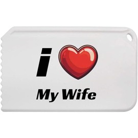 Azeeda 'I Love My Wife' Plastic Ice Scraper (IC00041514)