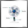Rowenta, Desk Fan, Turbo Silence Table Fan, 12 Inches, Ultra