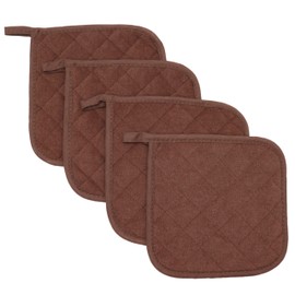 Wiper Central USA 40-1208 Brown Pot Holder, 8x8, Pack of 4