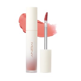MQNY MACQUEEN NEWYORK Powder Blur Lip Tint, 0.1 oz (4 g), Matte Lip, Velvet, Vertical, Unworried, Long Lasting, Overlaying, High Adhesion, Long Lasting Matte, Lip That Won't Stick to Mask, Korean Cosmetics (#04 Peach Melba, Peach Beige)