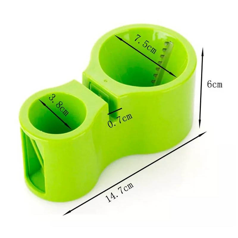 Spiral Cutter Rebanador Espiral Para Vegetales Frutas Afilador Cocina