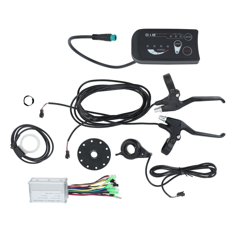 Electric Bike Controller Kit with Brake Handle Thumb Throttle 250W