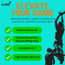 locklift Rugby Lineout Lifting Kit (Black)