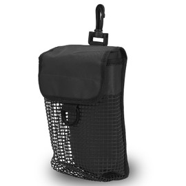 BOLORAMO Diving Bag Diving Net Bag Mesh Diving Bag for Diving or Snorkeling Snorkeling Equipment, Portable Lightweight Diving Net Equipment Package for Outdoor with Buckle (Black)