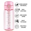 OLDLEY Kids Water Bottles with Straw 420ml/14oz BPA Free Tritan