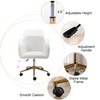 SSLine Desk Chair Faux Fur Task Chair,Modern Cute Accent Armchair