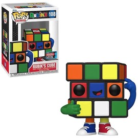 Funko Pop! Retro Toys: 2022 Rubik's Cube Convention Exclusive Puzzle Cube Vinyl Multicolor Figure #108