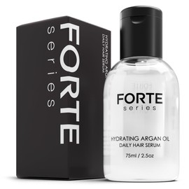 Alex Costa Aceite de argán hidratante para el cabello diario de la serie Forte - Aceite de argán sin sulfato para hombres, suero para cabello seco dañado, para peinar el cabello (2.5 onzas)