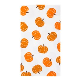100Pcs Pumpkin Guest Napkins Fall Decor Pumpkins Paper Napkin Thanksgiving Disposable Bathroom Hand Towels for Autumn Harvest Friendsgiving Seasonal Table Decor Party Supplies