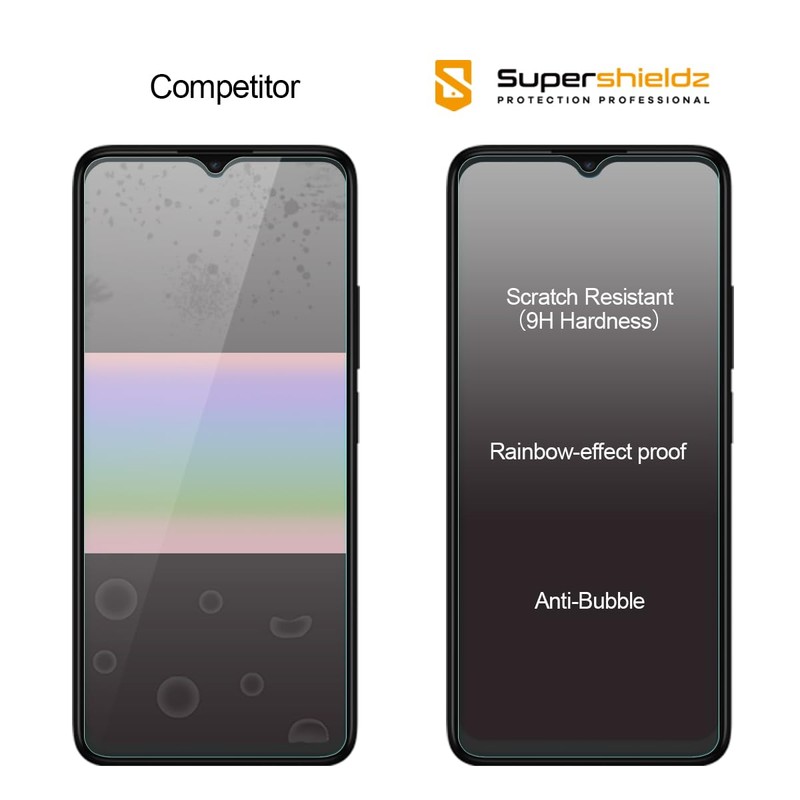 Supershieldz (3 Pack) Designed for TCL 50 LE Tempered Glass