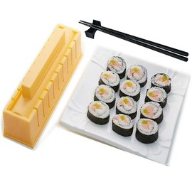 Healthman Sushi Maker, Sushi DIY Mold Set - Easy Sushi Making Kit, Help to Make Round Shaped Sushi