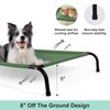 SIEMOUR Cooling Elevated Dog Bed for Extra Large Dogs with