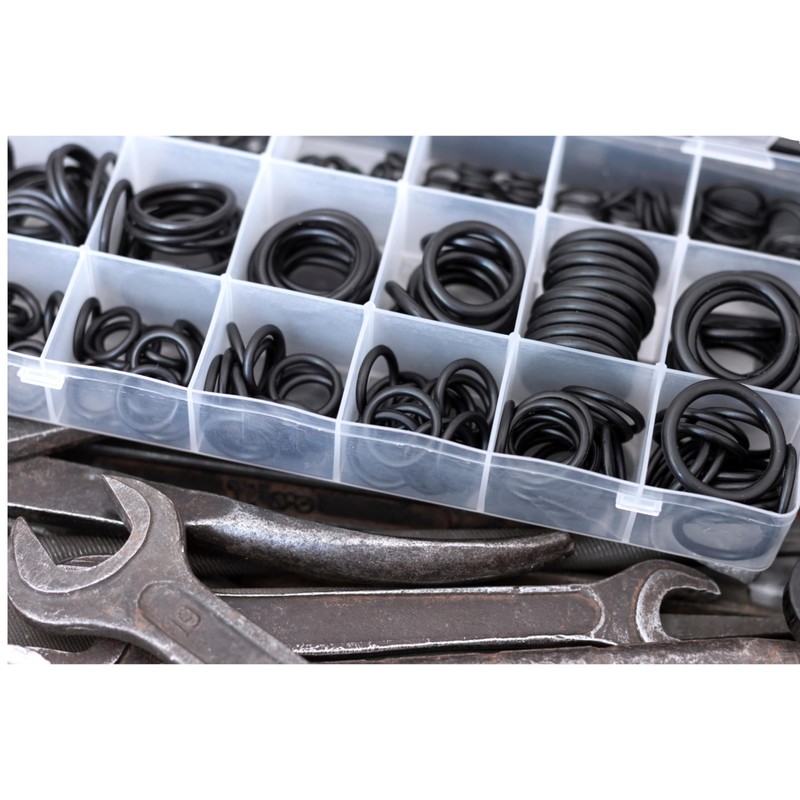 Lizzy 50 Pcs O-Rings Gasket Kit | 12 Sizes Rubber