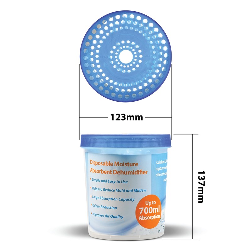 Prem-I-Air Desiccant Moisture Absorber Controller Drying Dehumidifier Reduces Damp, Humidity