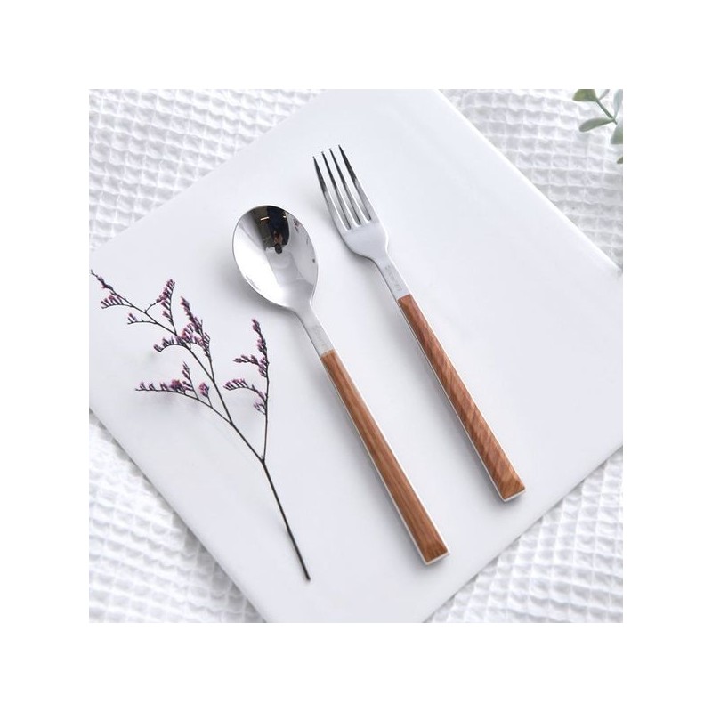 (NS Home Shopping) Quidnovi Retro Cutlery 4-Person Dessert Set_Spoon and